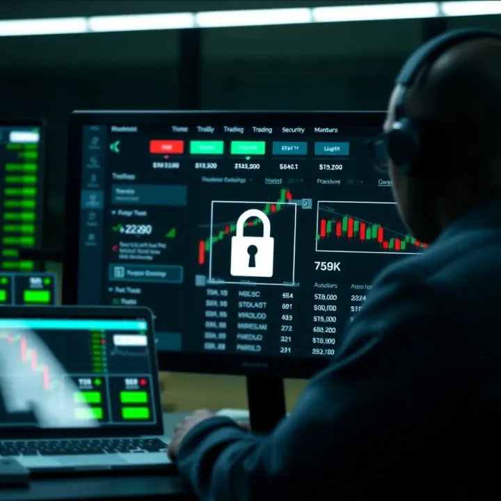 Interface of RoboForex members area highlighting security features and available trading tools