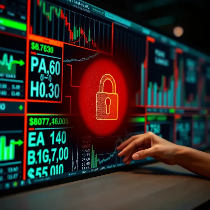 Security Measures and Regulatory Environment at Squared Financial Illustration of secure digital financial transactions emphasizing regulatory compliance and client protection