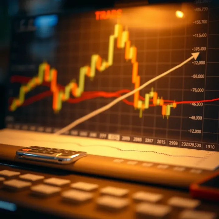 Graph showing the comparison between synthetic and traditional trading methods in financial markets