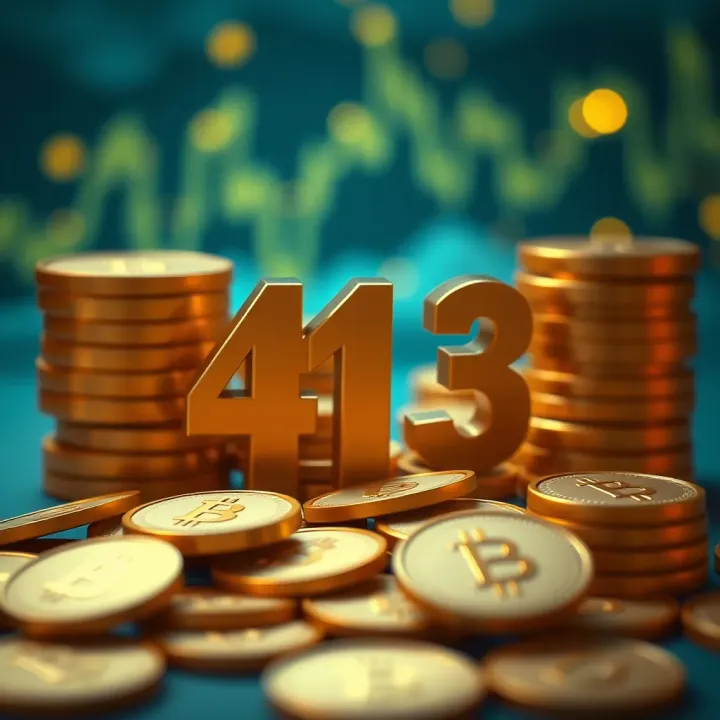 Illustration showing the concept of a trading bonus with coins and financial symbols