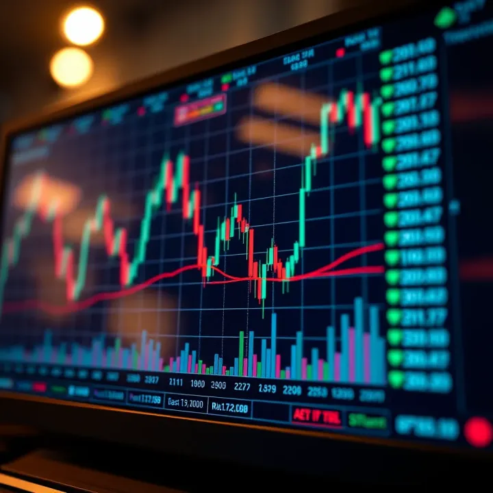 Visual guide showing how to interpret trend lines and breakout points on Forex charts