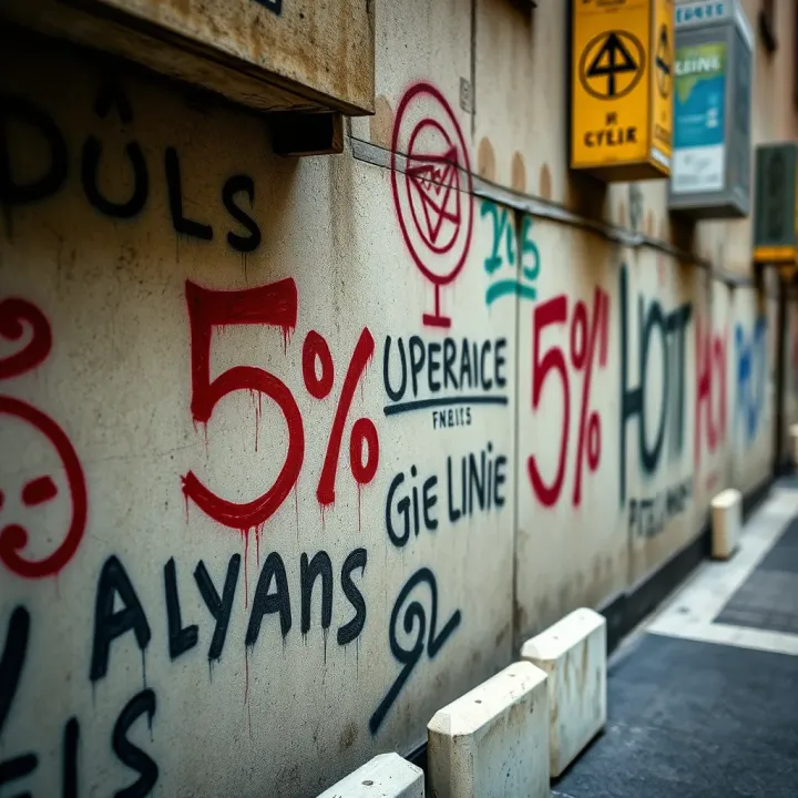 Symbolic graffiti representing the philosophy and history of a unique cultural movement
